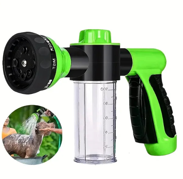 Multi-Purpose Pet Washer with Garden Hose Attachment
